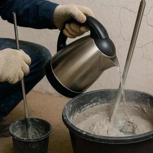 add water